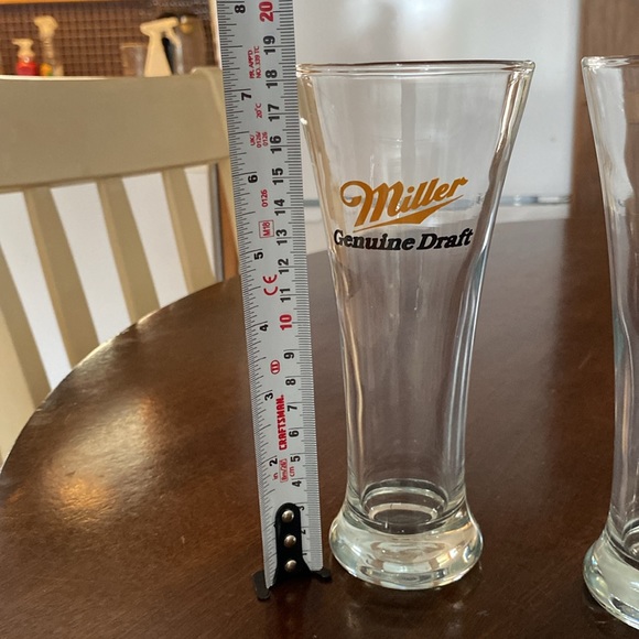 🍻Miller Genuine Draft beer glasses set of two. - Picture 8 of 8